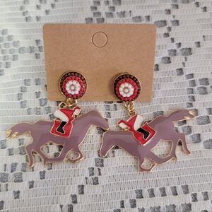 Racehorse Earrings